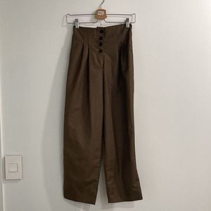 High waisted Brown Trousers Vintage